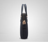 Genuine Leather Men's Business Handbag 14 Inch Computer Bag